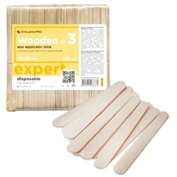 STALEKS PRO Staleks Pro Spatole Stendicera Abbassalingua in Legno 11,4cm - 100pz - MegaPrezzo