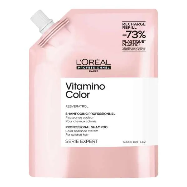 LOREAL PROFESSIONNEL Loreal Expert Vitamino Color Shampoo Capelli Colorati - Ricarica 500ml - MegaPrezzo
