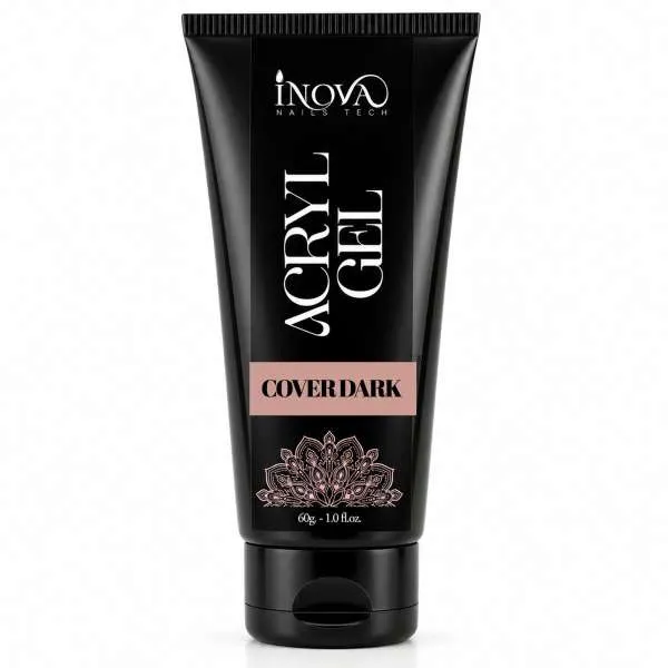 INOVA NAILS TECH Inova Nails Tech Acryl Gel Costruttore 60gr - Cover Dark - MegaPrezzo
