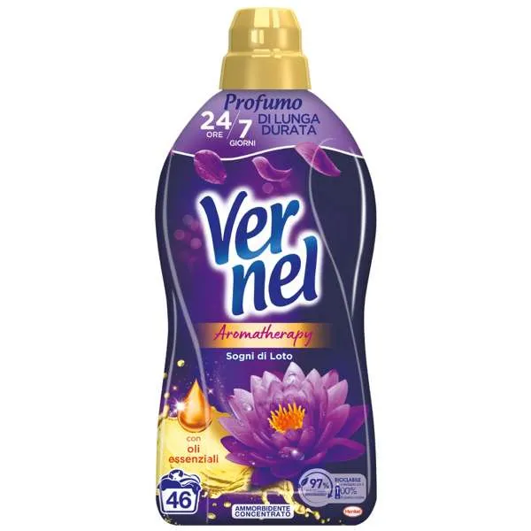 VERNEL Vernel Ammorbidente Concentrato 46 Lavaggi - Sogni di Loto - MegaPrezzo