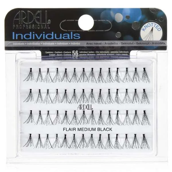 ARDELL PROFESSIONAL Ardell Ciglia Finte Individual Flare Knotted - Medium Black - MegaPrezzo