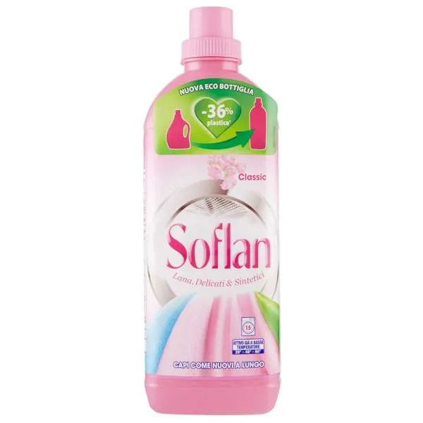 SOFLAN Soflan Detersivo Liquido 900ml - Capi Delicati - MegaPrezzo