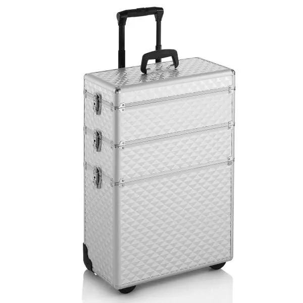 XANITALIA Trolley Stage X Rigido Professionale Porta Attrezzi - Silver - MegaPrezzo
