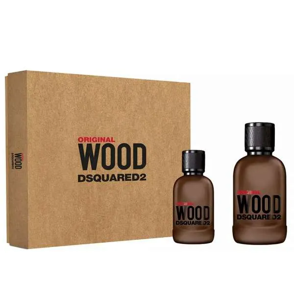 DSQUARED2 Dsquared2 Cofanetto Original Wood Pour Homme Profumo EDP 100ml - MegaPrezzo