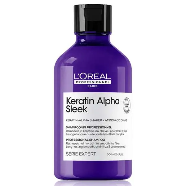 LOREAL PROFESSIONNEL Loreal Keratin Alpha Sleek Shampoo - 300ml - MegaPrezzo