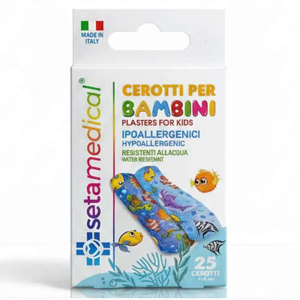 SETABLU Setablu Cerotti per Bambini 25pz - Medio - MegaPrezzo