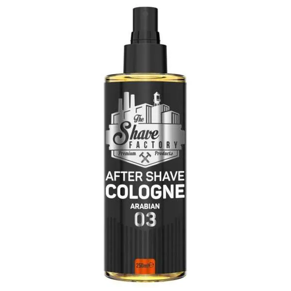 THE SHAVE FACTORY The Shave Factory After Shave Cologne 250ml - 03 Arabian - MegaPrezzo
