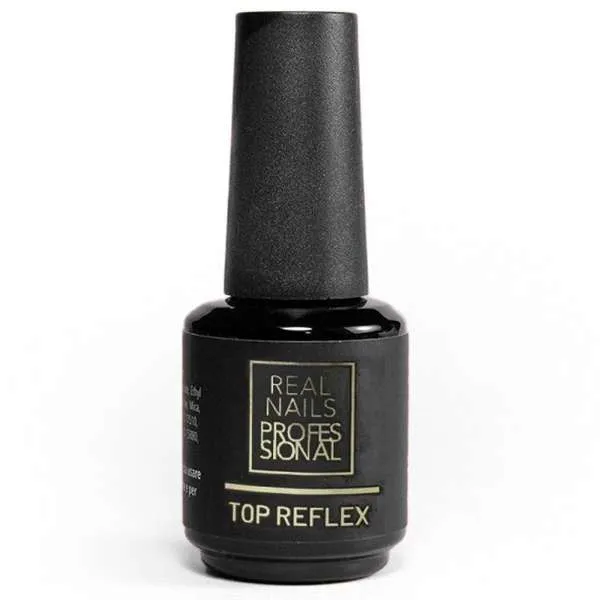 REAL NAILS PROFESSIONAL Real Nails Professional Top Reflex 15ml - Gold - MegaPrezzo