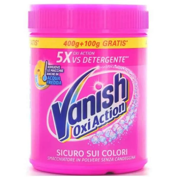 VANISH Vanish Oxi Action Smacchiatore in Polvere - 500ml - MegaPrezzo
