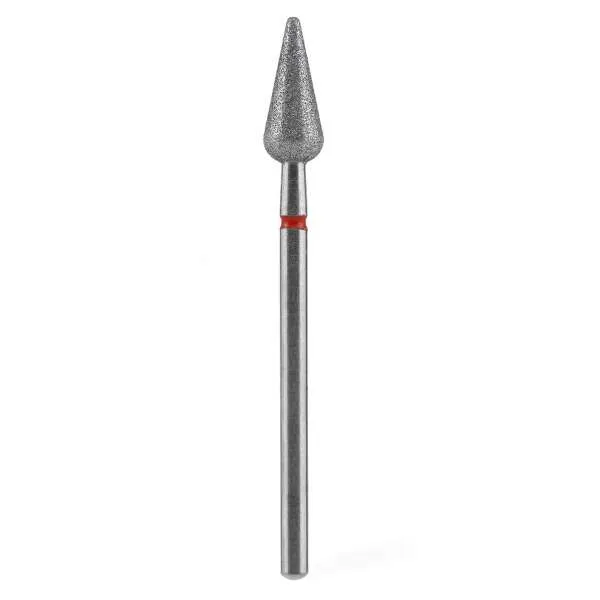 STALEKS PRO Staleks Pro Punta Fresa Diamantata Pera Acuta 5 Rosso - 12mm - MegaPrezzo