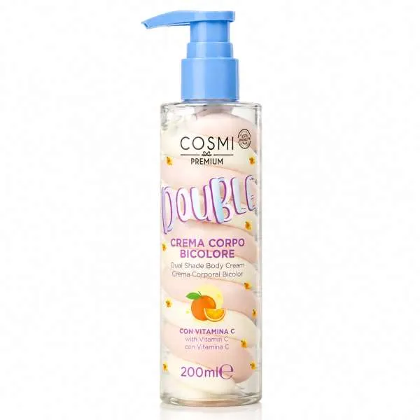 COSMI ITALIA Cosmi Crema Corpo Bicolore 200ml - Vitamina C - MegaPrezzo