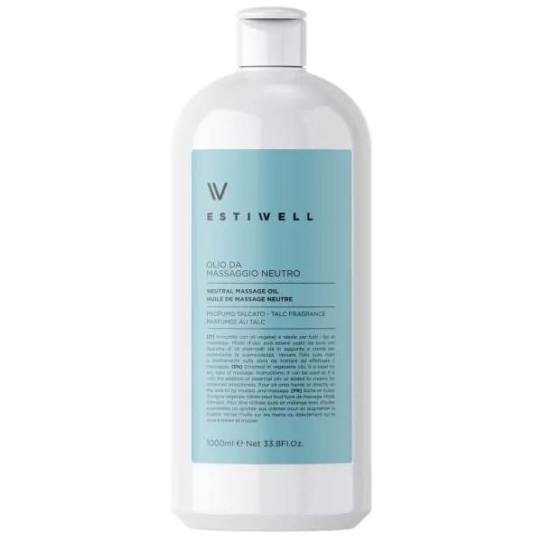 ESTIWELL Estiwell Olio Massaggio Neutro 1000ml - Talco - MegaPrezzo