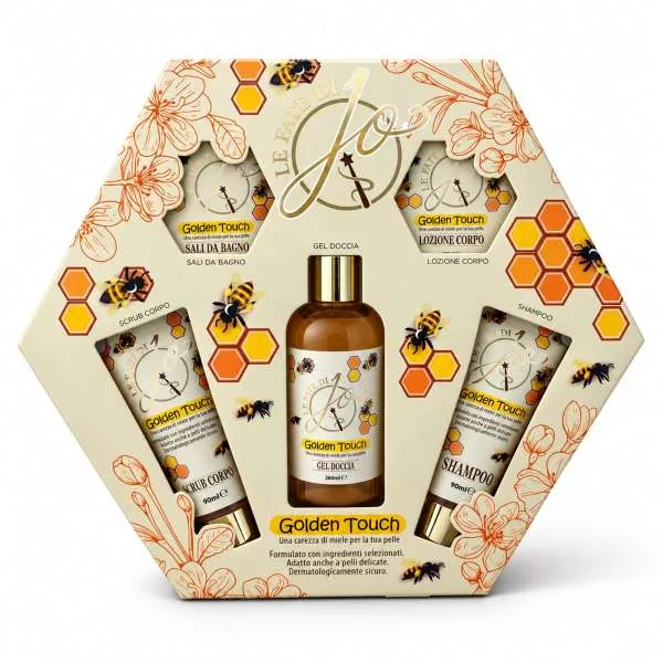 LE FATE DI JO Le Fate di Jo Cofanetto Golden Touch Esagonale - 5pz - MegaPrezzo