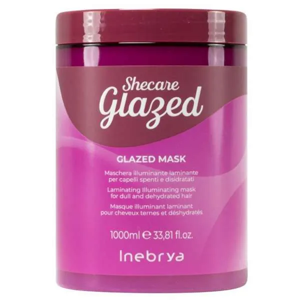 INEBRYA Inebrya Shecare Glazed Maschera Illuminante - 1000ml - MegaPrezzo