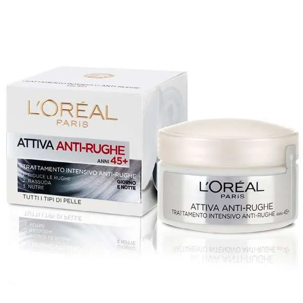 LOREAL PARIS Loreal Paris Attiva Crema Intensiva Antirughe - 50ml - MegaPrezzo