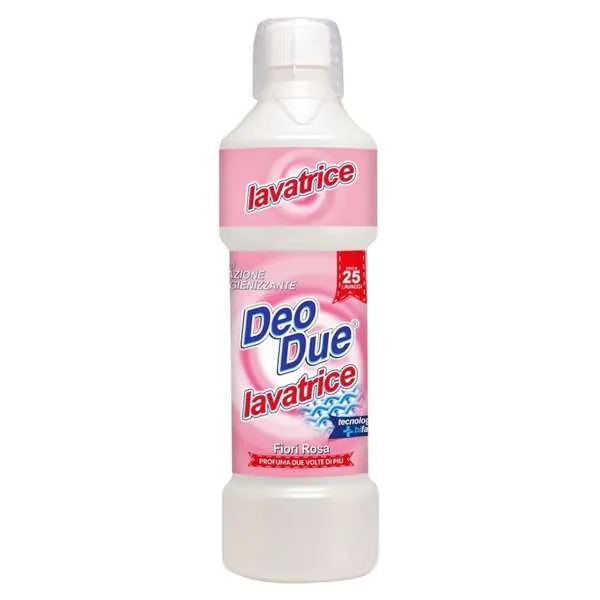 DEO DUE Deo Due Detersivo Liquido Lavatrice 1000ml - Fiori Rosa - MegaPrezzo