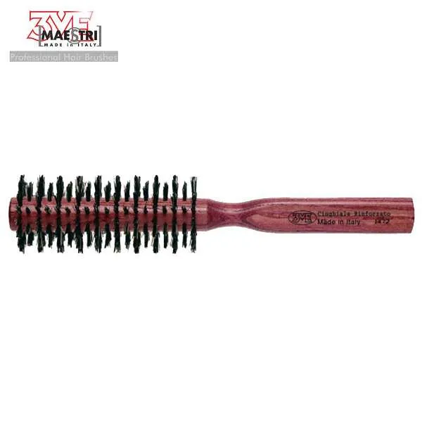 TRE MAESTRI Tre Maestri Spazzola Rotonda Burgundy - 40mm - MegaPrezzo