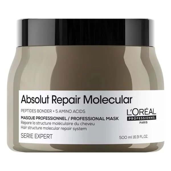 LOREAL PROFESSIONNEL Loreal Expert Absolut Repair Molecular Maschera Riparatrice - 500ml - MegaPrezzo