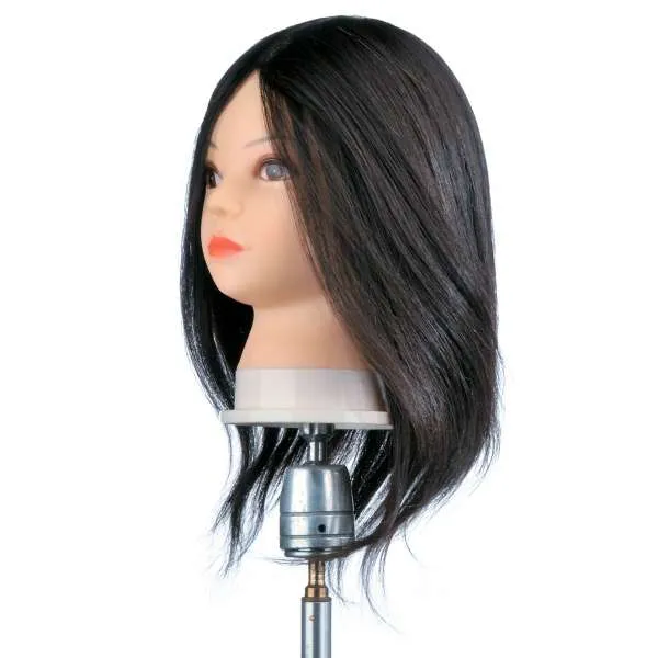 XANITALIA Testina Studio 30cm Capelli Naturali Colore 4 - MegaPrezzo