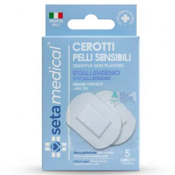 SETABLU Setablu Cerotti Pelli Sensibili 5pz - XL - MegaPrezzo