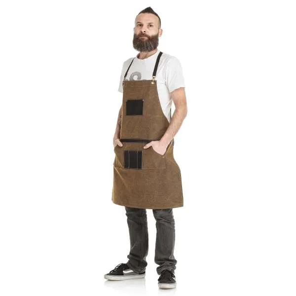 XANITALIA The Barber Grembiule per Barbiere Hidalgo Rust - MegaPrezzo