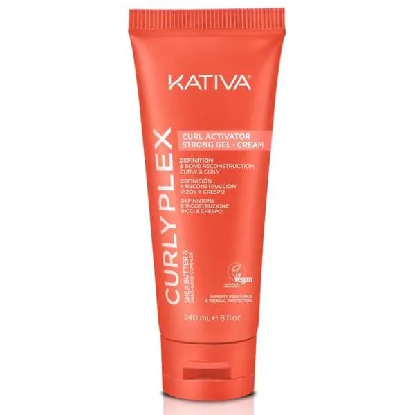 KATIVA Kativa Curly Plex Gel Strong Definizione Ricci - 240ml - MegaPrezzo