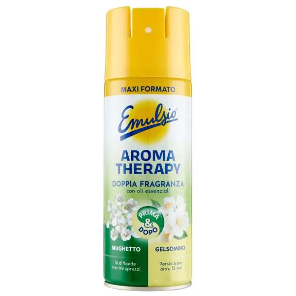 EMULSIO Emulsio AromaTherapy Deodorante Spray 350ml - Mughetto e Gelsomino - MegaPrezzo