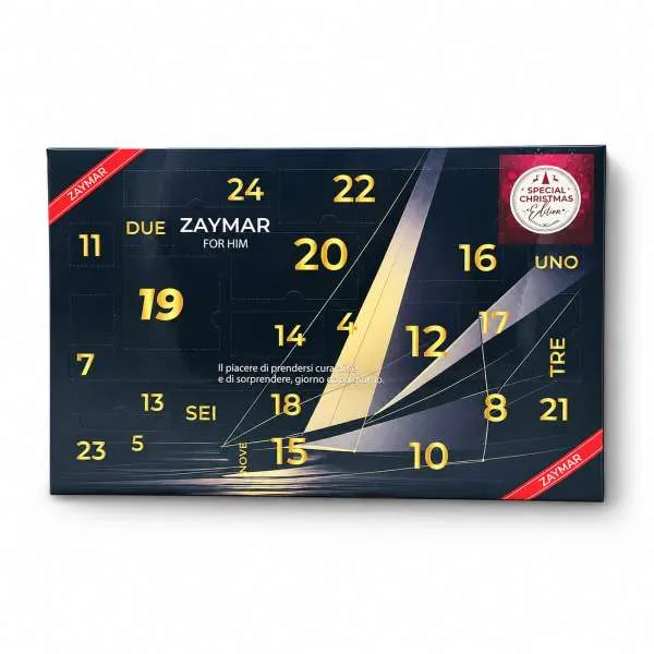 ZAYMAR Zaymar Calendario dell'Avvento Uomo 24 Giorni di Grooming & Body Care - MegaPrezzo