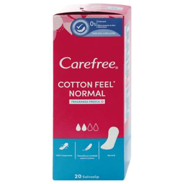 CAREFREE Carefree Assorbenti Cotton Feel Normal Distesi - 20pz - MegaPrezzo