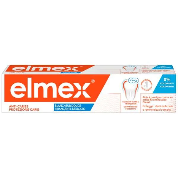 ELMEX Elmex Dentifricio Protezione Carie Sbiancante Delicato - 75ml - MegaPrezzo