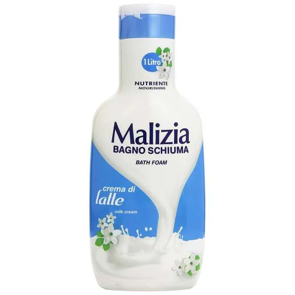MALIZIA Malizia Bagno Schiuma 1000ml - Crema di Latte - MegaPrezzo