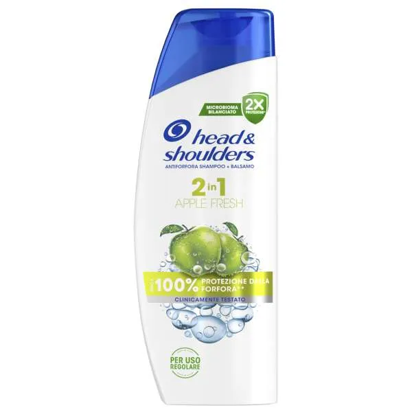 HEAD SHOULDERS Head e Shoulders Shampoo 2in1 Apple Fresh - 250ml - MegaPrezzo