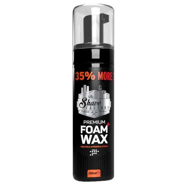 THE SHAVE FACTORY The Shave Factory Premium Foam Wax Cera in Schiuma - 200ml - MegaPrezzo