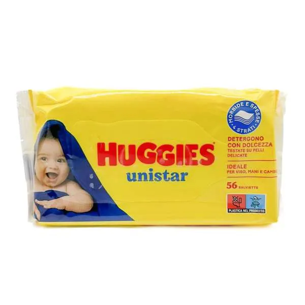 HUGGIES Huggies Unistar Salviettine per Bambini - 56pz - MegaPrezzo