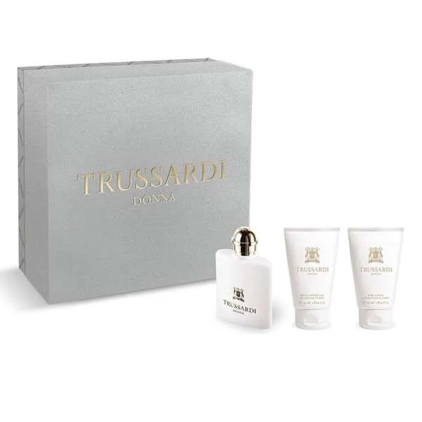 TRUSSARDI Trussardi Cofanetto Donna Bianco con Profumo EDP - MegaPrezzo