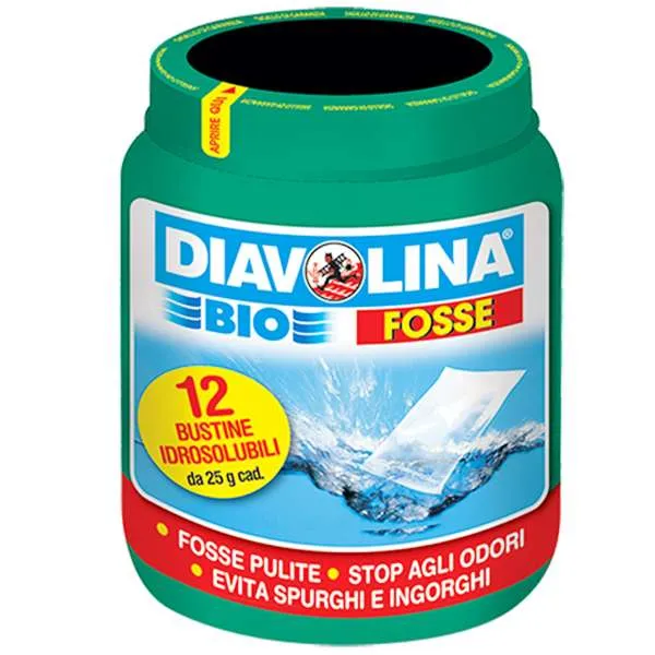 DIAVOLINA Diavolina Bio Fosse in Bustine - 12x25gr - MegaPrezzo