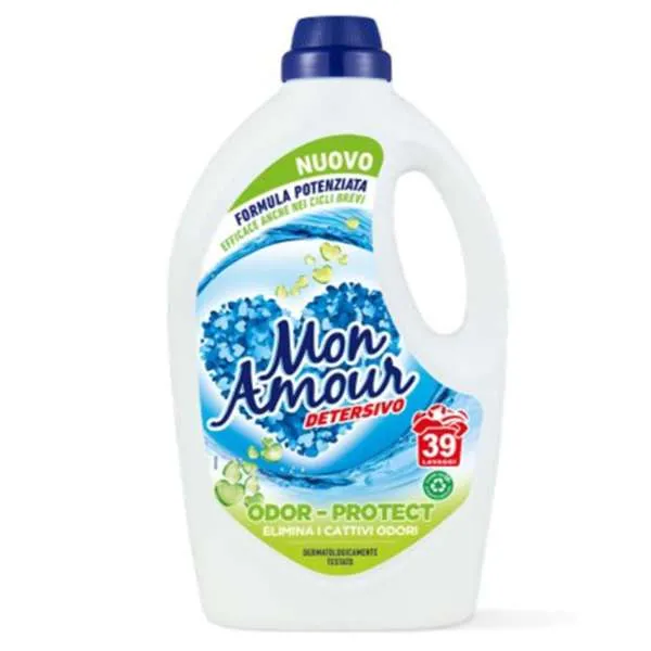 FELCE AZZURRA Felce Azzurra Mon Amour Detersivo 1560ml - Odor Protect - MegaPrezzo