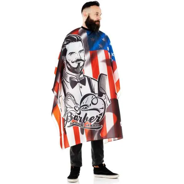 XANITALIA Mantella da Taglio con 6 Bottoni - Stars and Stripes - MegaPrezzo