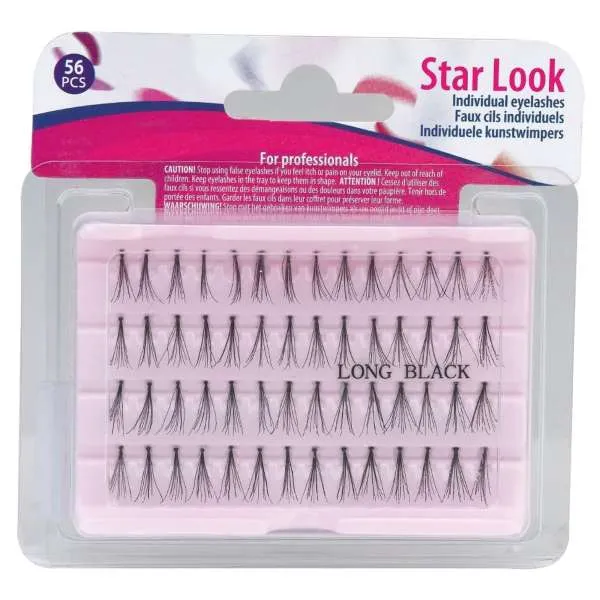 SIBEL Sibel Star Look Individual Ciglia Finte a Ciuffetti - L - MegaPrezzo