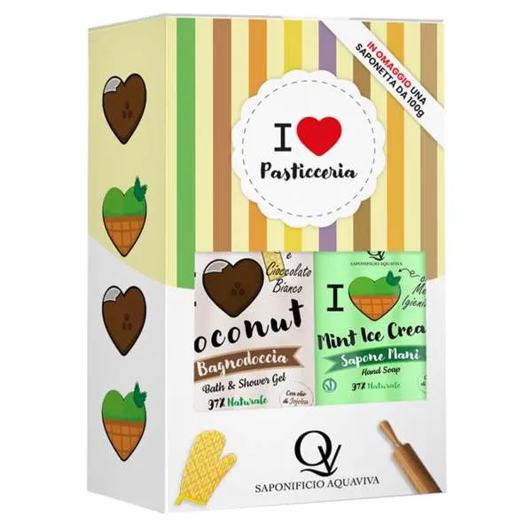 SAPONIFICIO AQUAVIVA Saponificio Aquaviva Cofanetto Cocco e Menta - MegaPrezzo