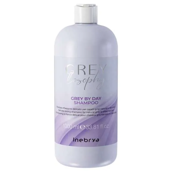 INEBRYA Inebrya Greylosophy Grey By Day Shampoo Riflessante - 1000ml - MegaPrezzo