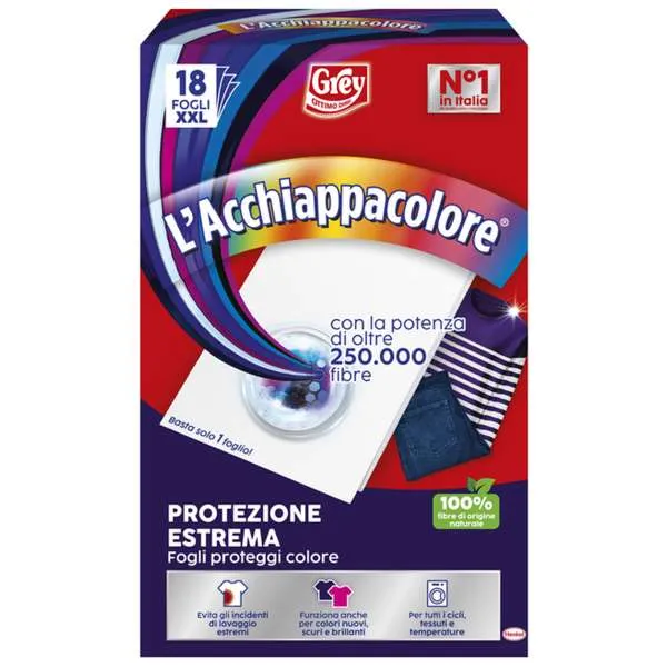 GREY Grey Acchiappacolore Protezione Estrema XXL - 18pz - MegaPrezzo