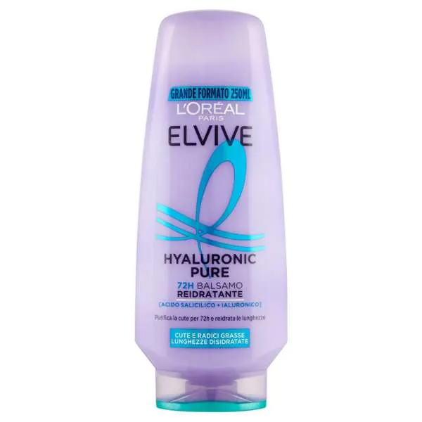 ELVIVE Loreal Elvive Hyaluronic Pure Balsamo - 250ml - MegaPrezzo