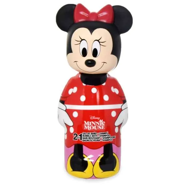 KIDSOAP Minnie Mouse Shower Gel 2in1 con Ventosa per Bambini - 300ml - MegaPrezzo