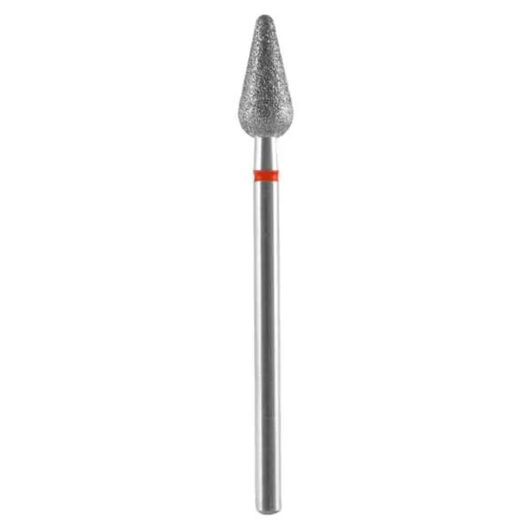 STALEKS PRO Staleks Pro Punta Fresa Diamantata Pera Arrotondata Rosso - 5mm - MegaPrezzo