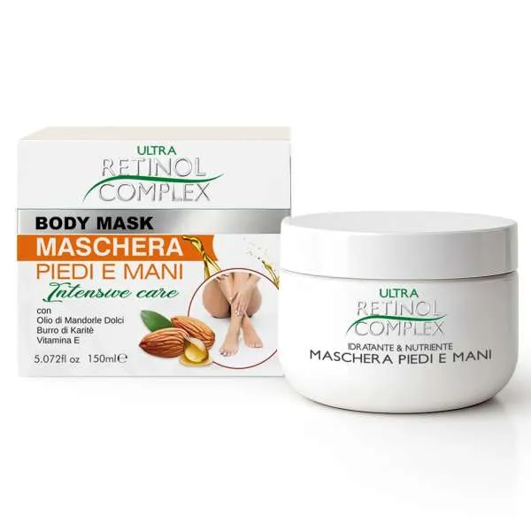 RETINOL COMPLEX Ultra Retinol Complex Maschera Piedi e Mani Intensive Care - 150ml - MegaPrezzo