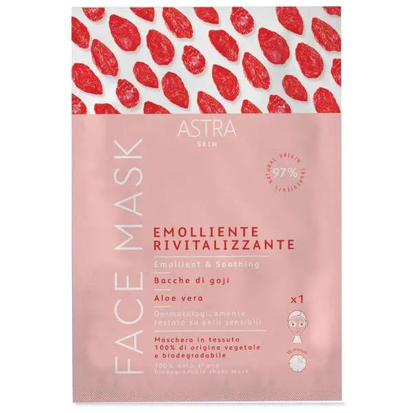 ASTRA MAKEUP Astra Skin Maschera Viso in Tessuto Emolliente - MegaPrezzo