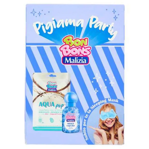 MALIZIA Malizia Bon Bons Pigiama Party Milky Cofanetto Profumo e Maschera Viso - MegaPrezzo