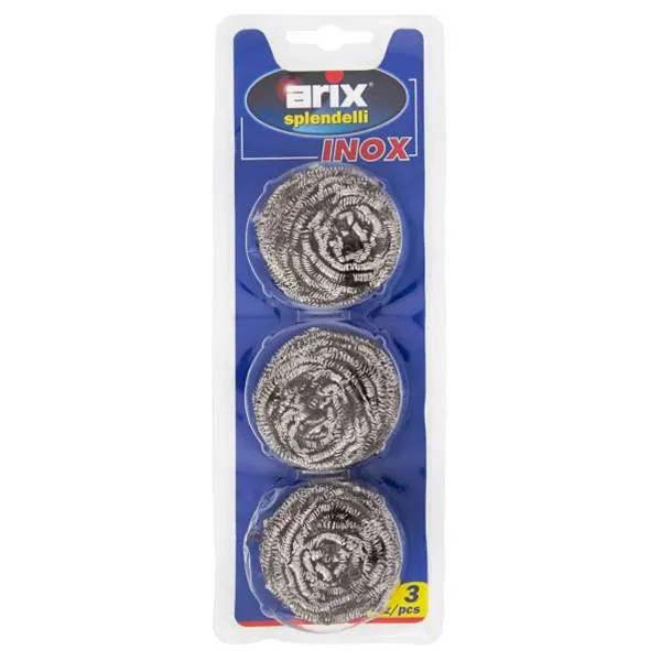 ARIX Arix Paglietta Inox - 3pz - MegaPrezzo