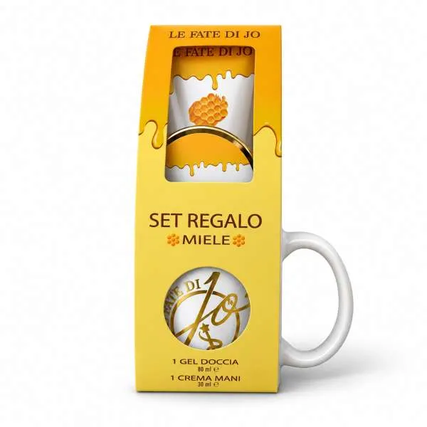 LE FATE DI JO Le Fate di Jo Cofanetto Miele con Gel Doccia Crema Mani e Mug - MegaPrezzo
